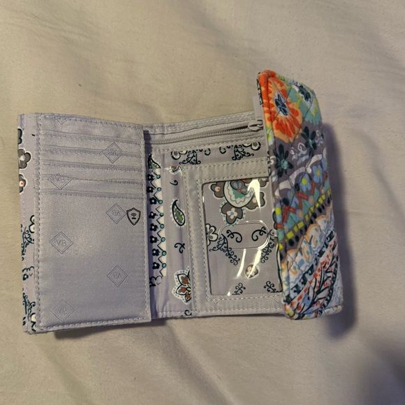 Vera Bradley Floral and Geometric RFID Trifold Wallet - Picture 3 of 5